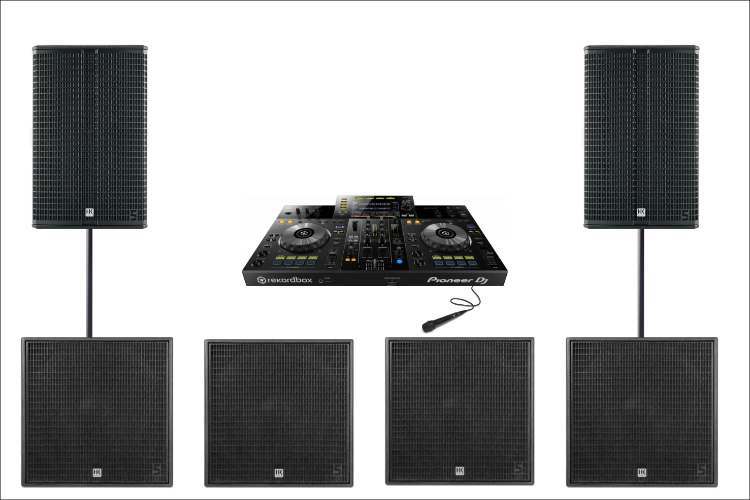 Audioset tot 250 pers.