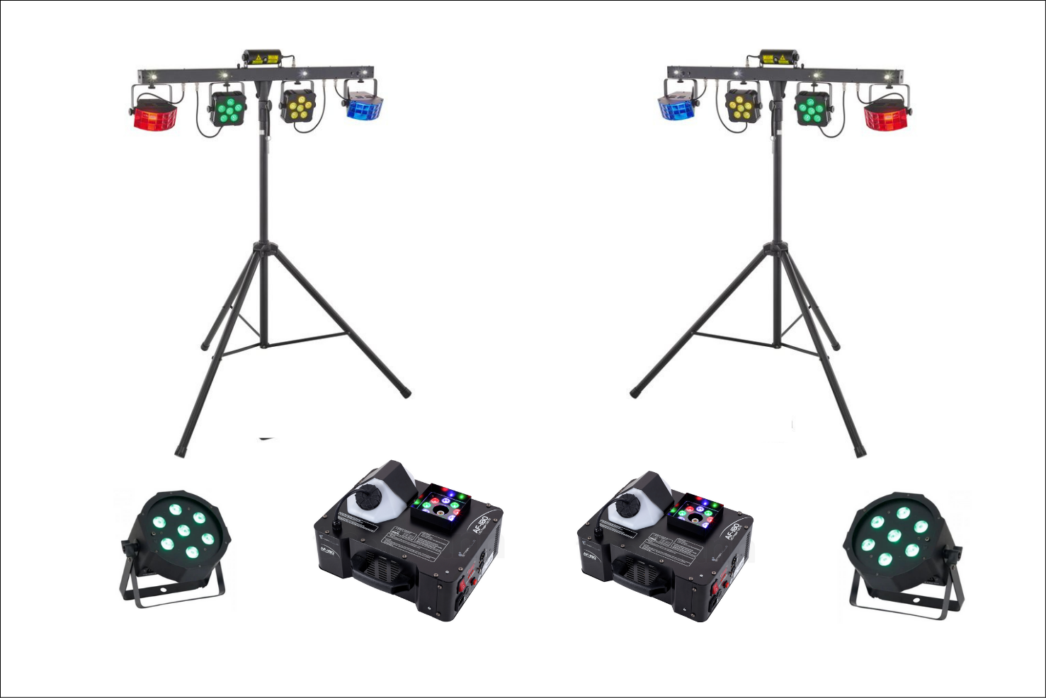 Lichtset tot 100 Pers.